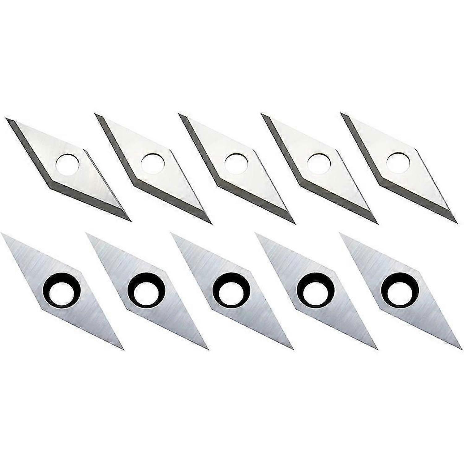 10Pcs Carbide Cutter for Wood Lathe Turning Machine Tools 10X30mm