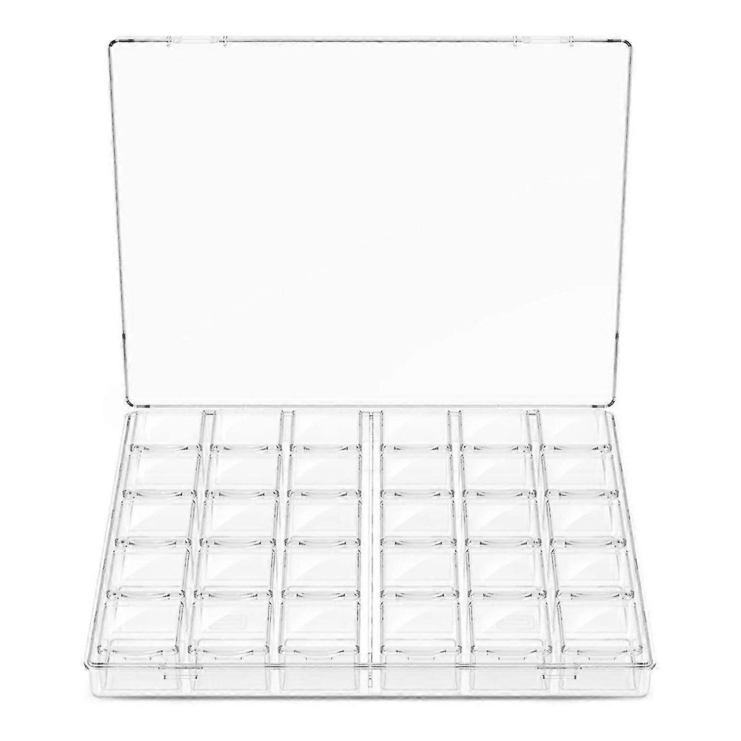 30 Compartment Stackable Storage Boxes with Lids, Mini Containers