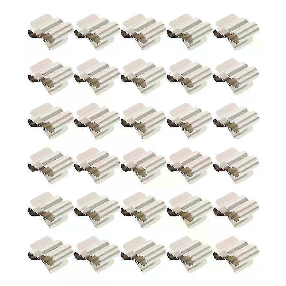 Solar Panel Wire Clip Cable Clamps, 30 Pcs Mounting System for Secure Grounding Installation