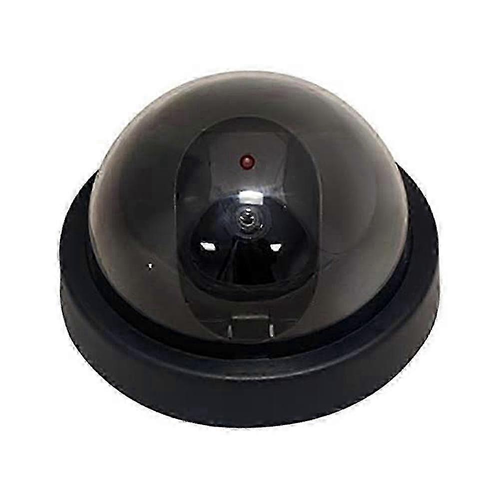 2025 Dome Outdoor Indoor Use Dummy Security CCTV Camera Simulation Monitor with LED Blinking Light