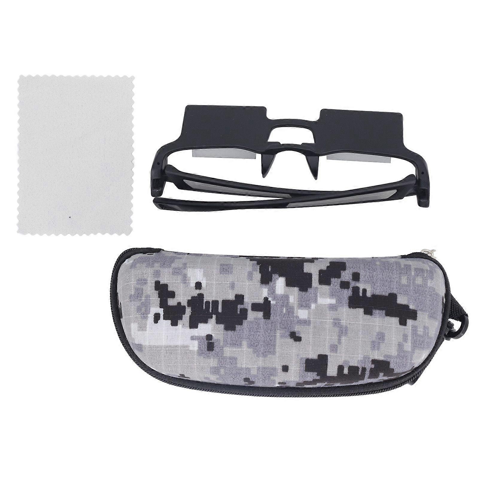 Lazy Glasses Bed Prism Glasses Spectacles Horizontal High Definition Prism Lie Down Eyeglasses for Reading Watch TV in Bed Unisex