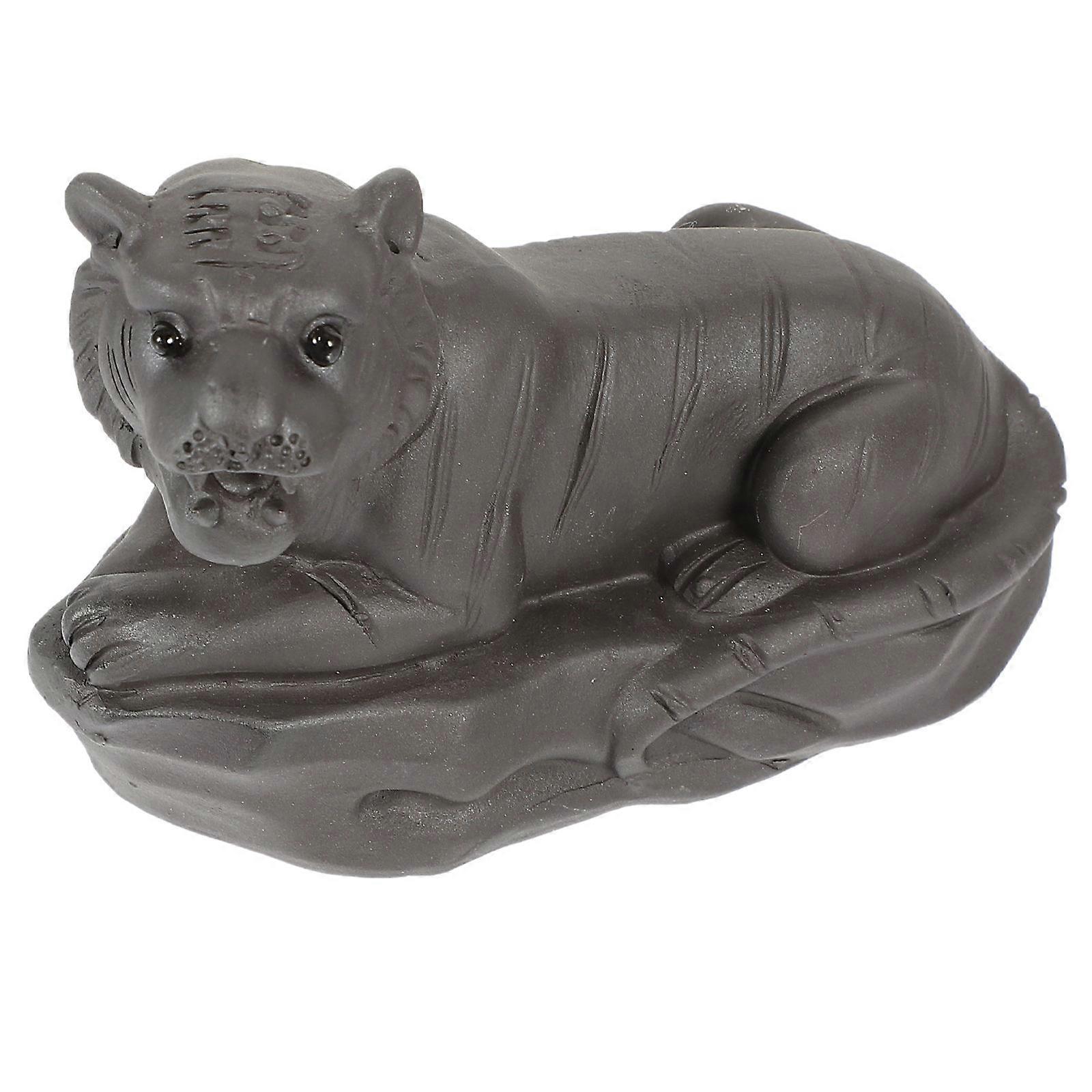 Small Brown Animal Shape Tea Pet Decoration for Tea Table