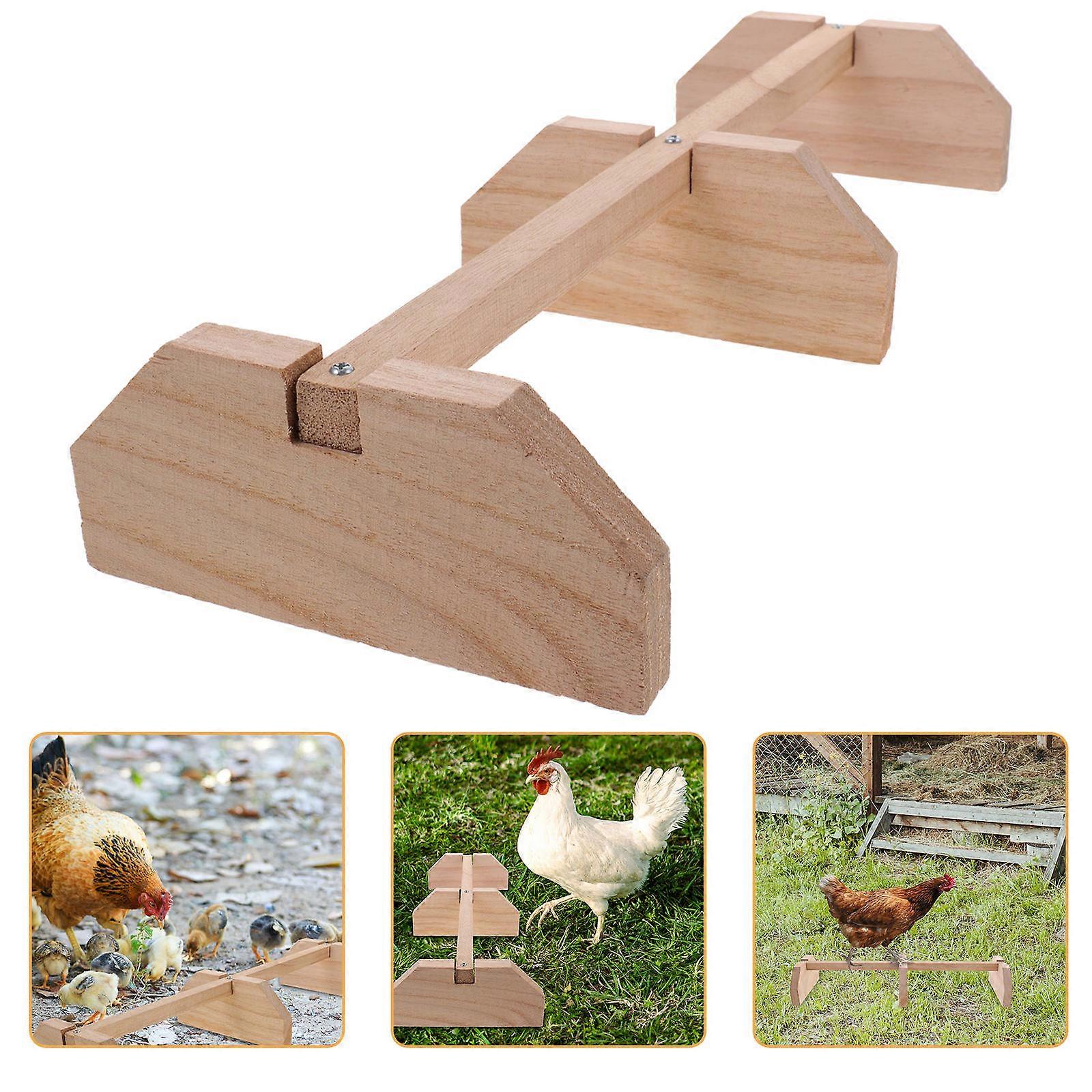 Chicken Roosting Bar Wooden Perch for Pet Use 2Pcs Sturdy Chicken Stand