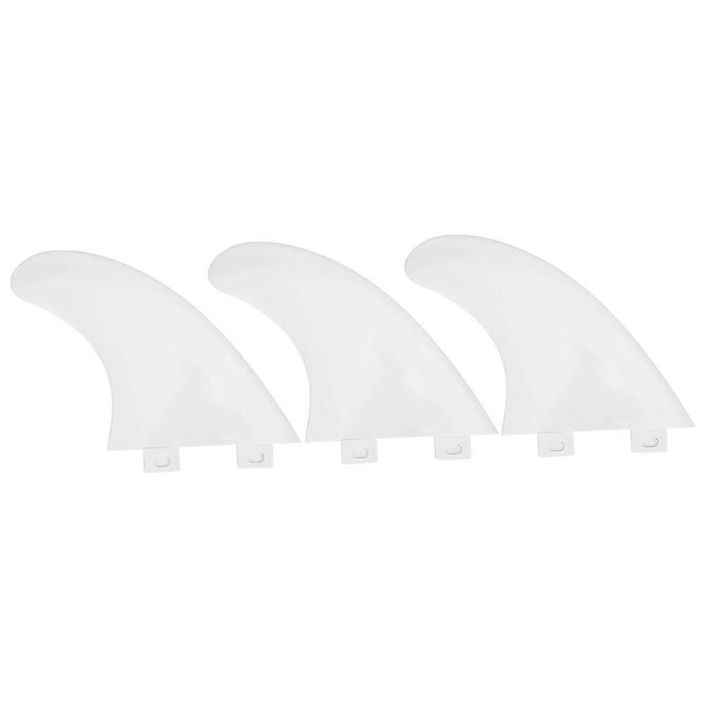 3Pcs/Set Durable G5 Surfboard Fin Surf Boards Accessory Water Diversion Left Middle Rightwhite