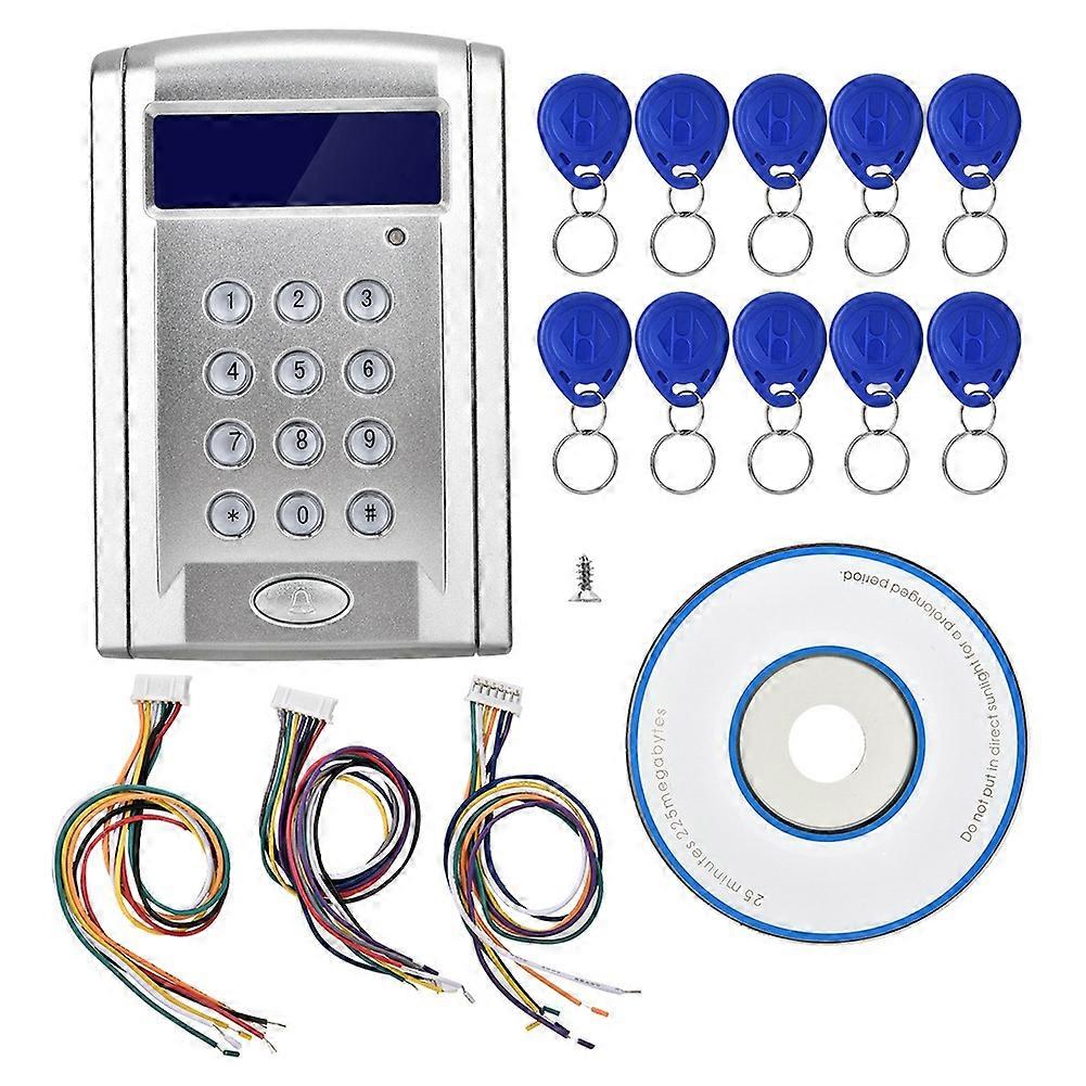 Door Password Keypad Access Control System Machine Controller ID(008) 10Keyfobs