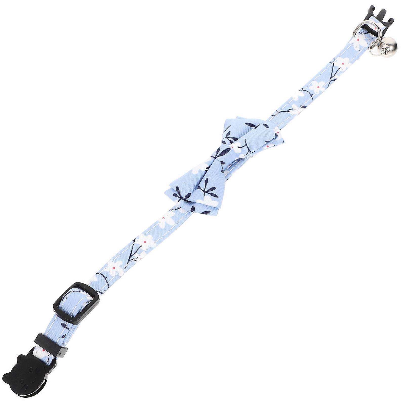 Bow Tie Cat Collar with Bell Adjustable Pet Collar for Cute Cats