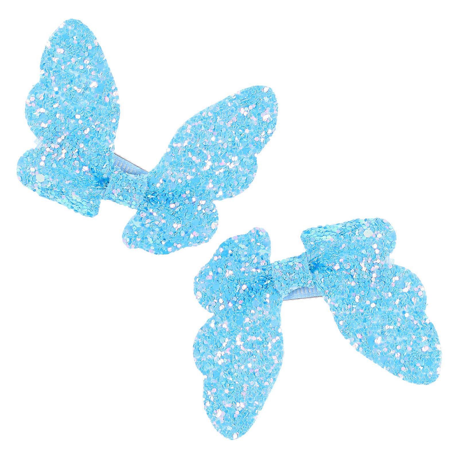 Sequins Hairpin for Party Performance 2Pcs Hair Accessories