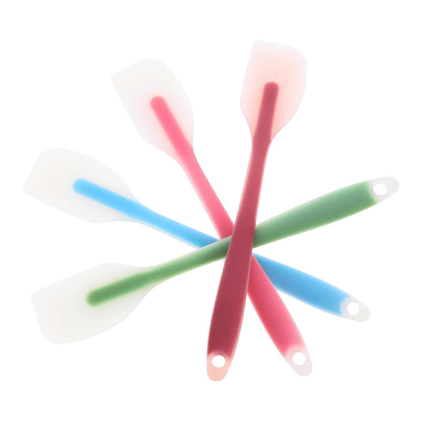Silicone Scraping Spatula for Kitchen Non-Stick Use 4Pcs Colorful Set