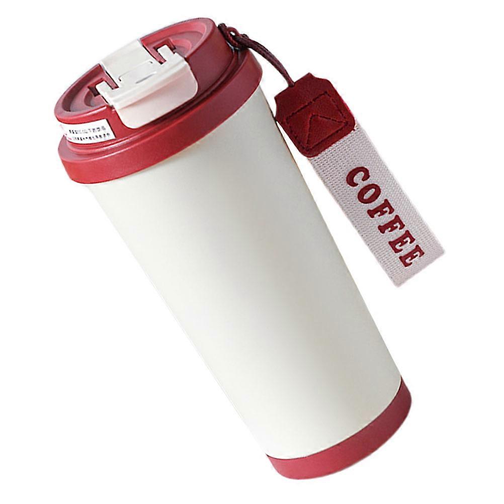 Insulated Coffee Tumbler with Dual Drinking Ports for Travel Use