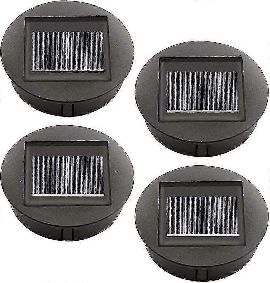 4 Pack Solar Replacement Lights with LED Bulbs, Solar Ceiling Light Replacement, LED Solar Panel Sha