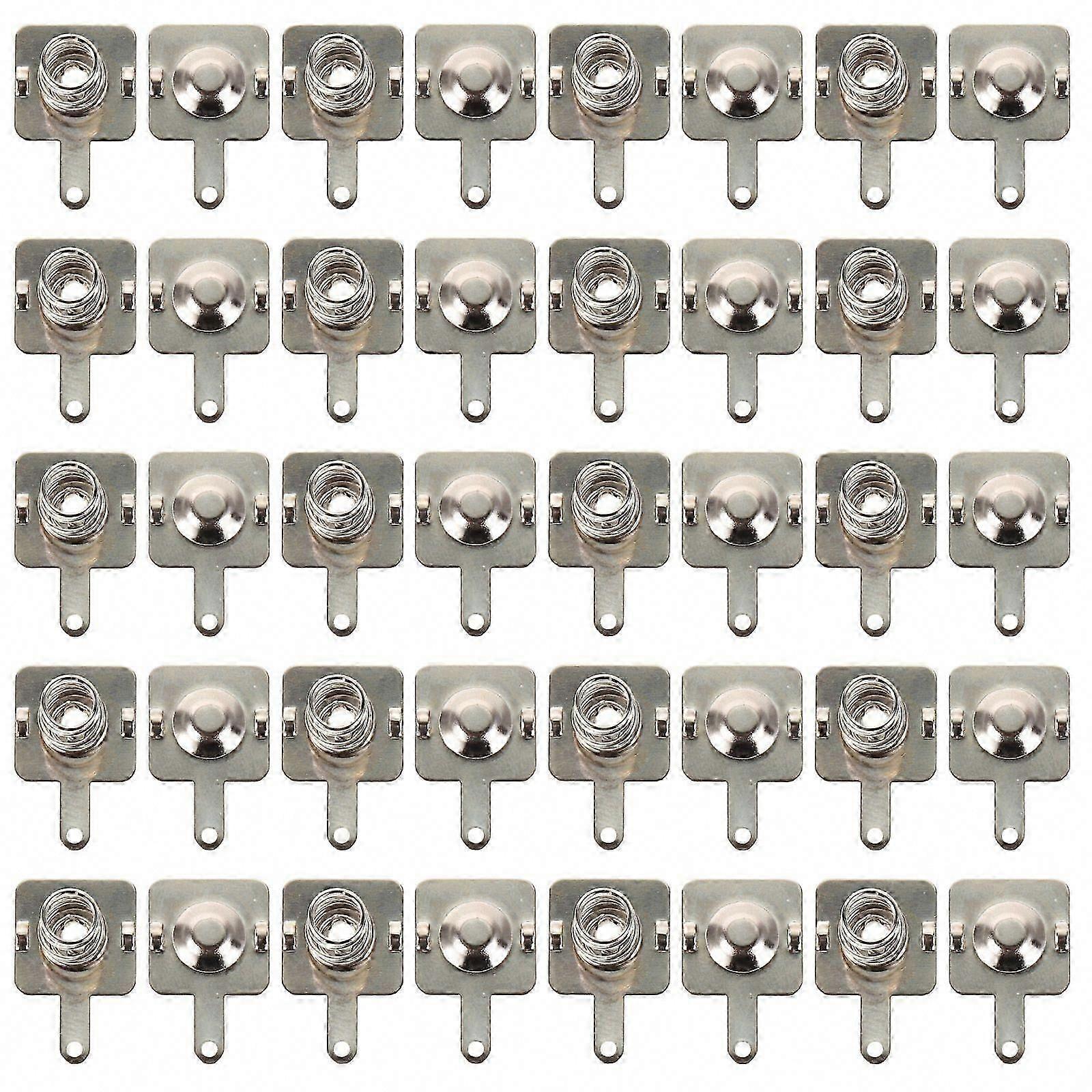 20 Sets AA Battery Spring Plates for Remote Control Battery Charger Replacement Parts, Negative Positive Conversion Springs