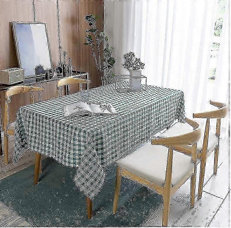 Checkered Tablecloth Rectangle - Stain Resistant, Waterproof And Washable Table Cloth Gingham For Outdoor Picnic, Holiday Dinner(6 Sizes,5 Color)