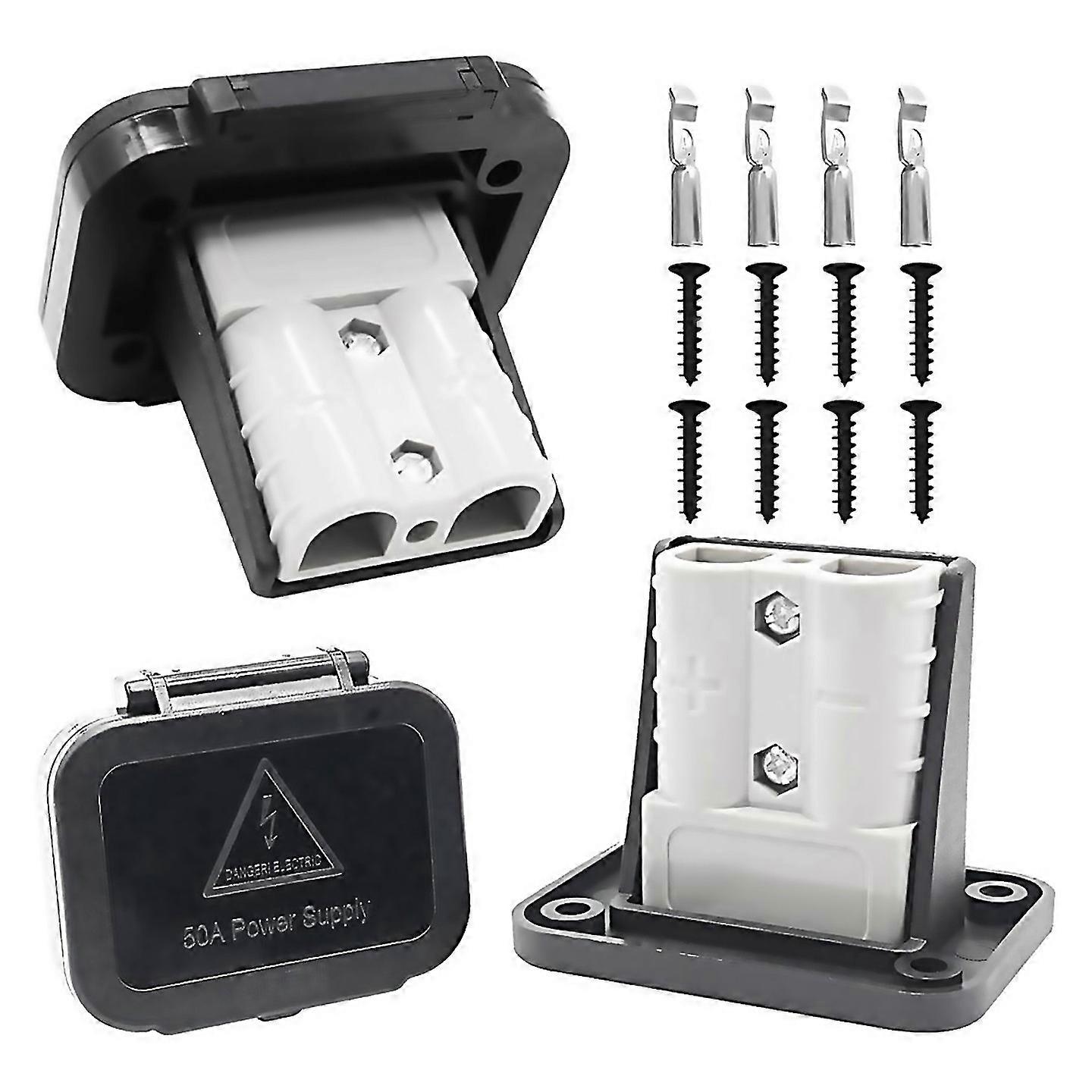 For 50 Amp Battery Quick Connectdisconnect Connector Mounting Panel