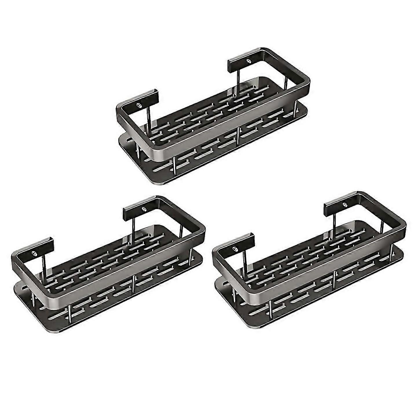 For Bathroom Shelf Triangular Shelf Punchfree Corner 3