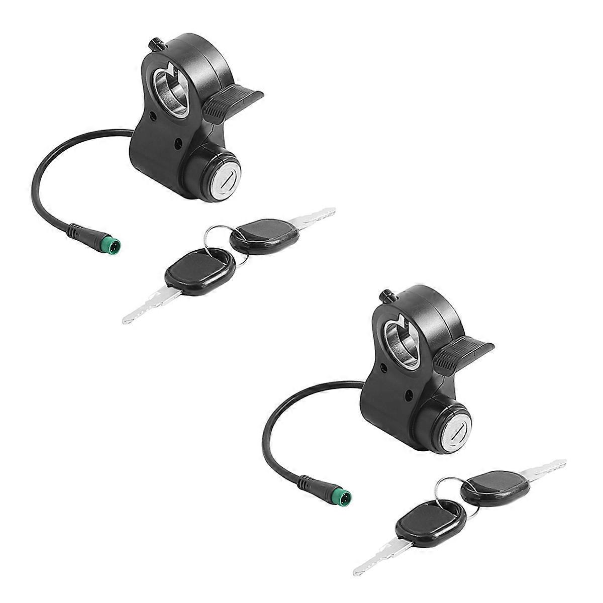 2Set Throttle with Key for G2 Max/Pro Electric Scooter Electric Lock Speed Throttle Accelerator Swi