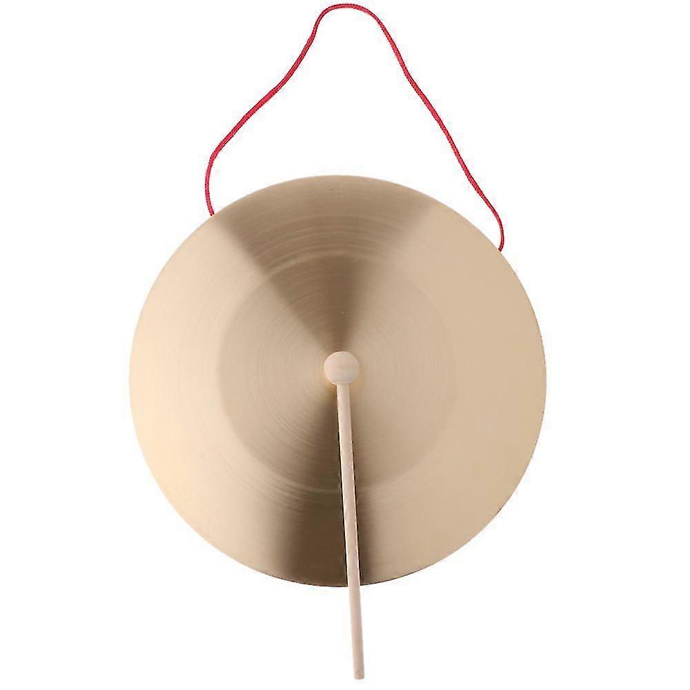 Hand Gong With Hand Cymbal In Brass
