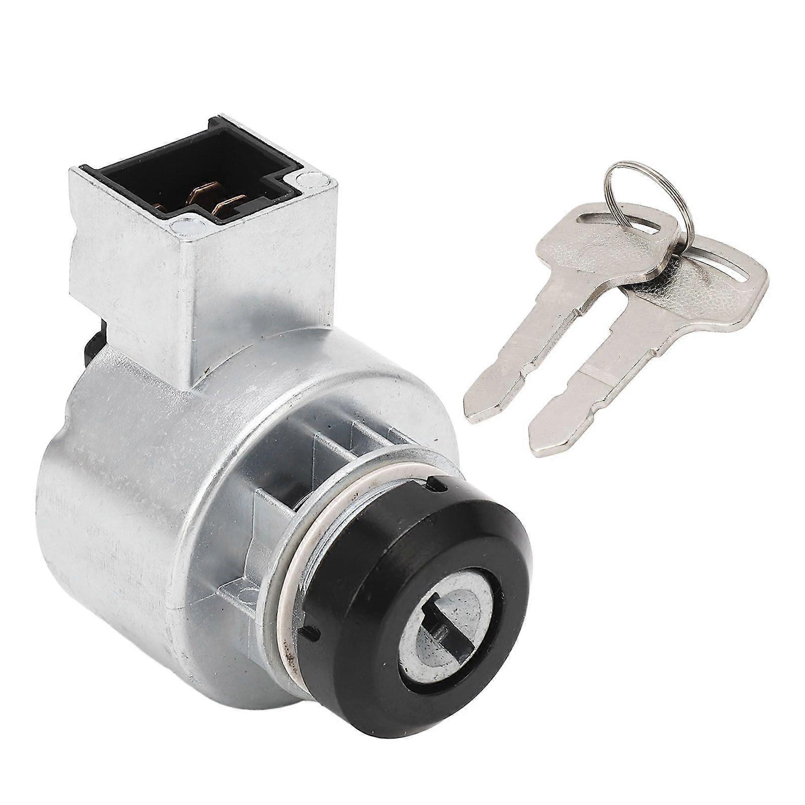 Ignition Switch 1524863590 with 2 Keys Replacement for New Holland Boomer T TC Tractor