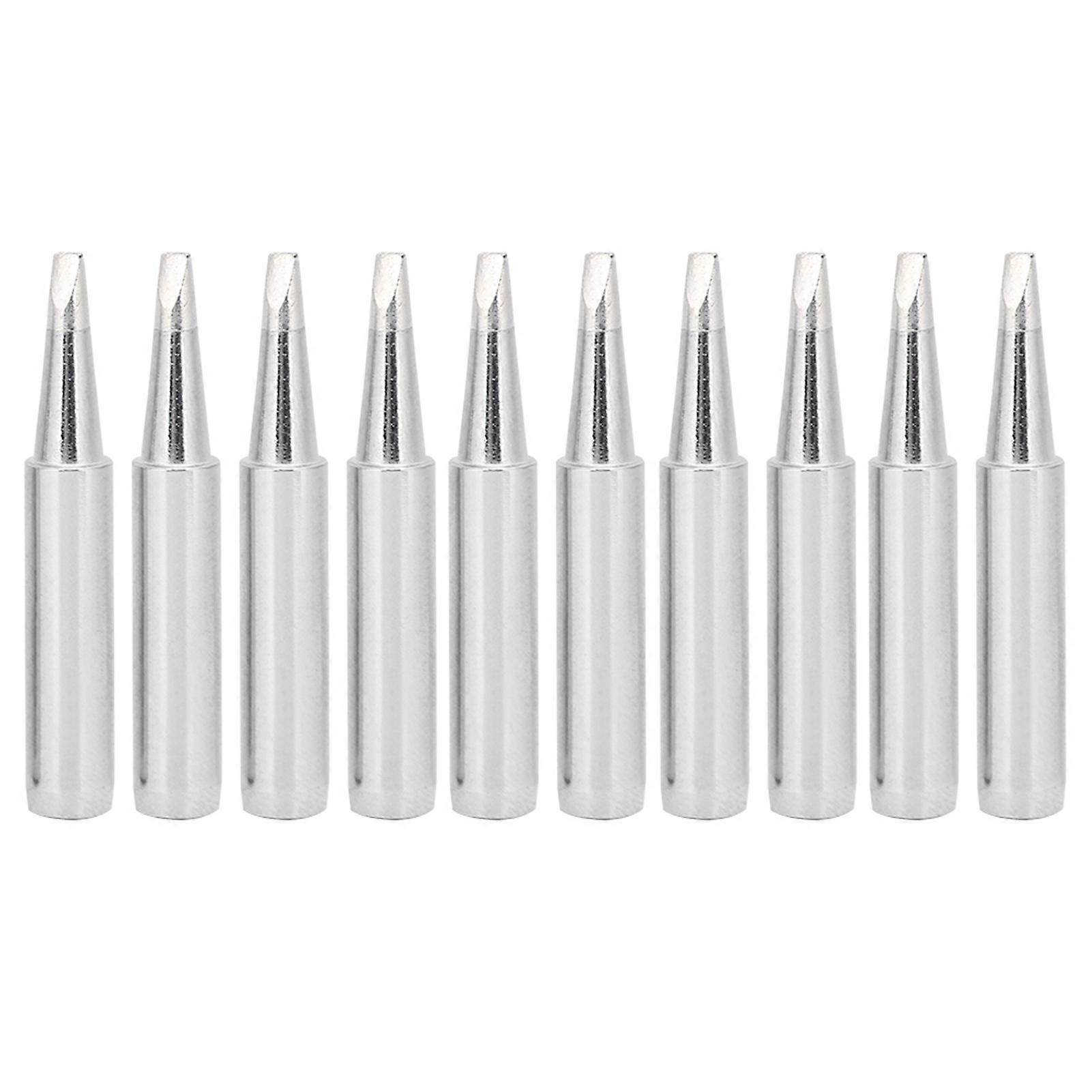 10pcs 900MT2.4D Lead-Free Soldering Iron Tips Replacement Accessories
