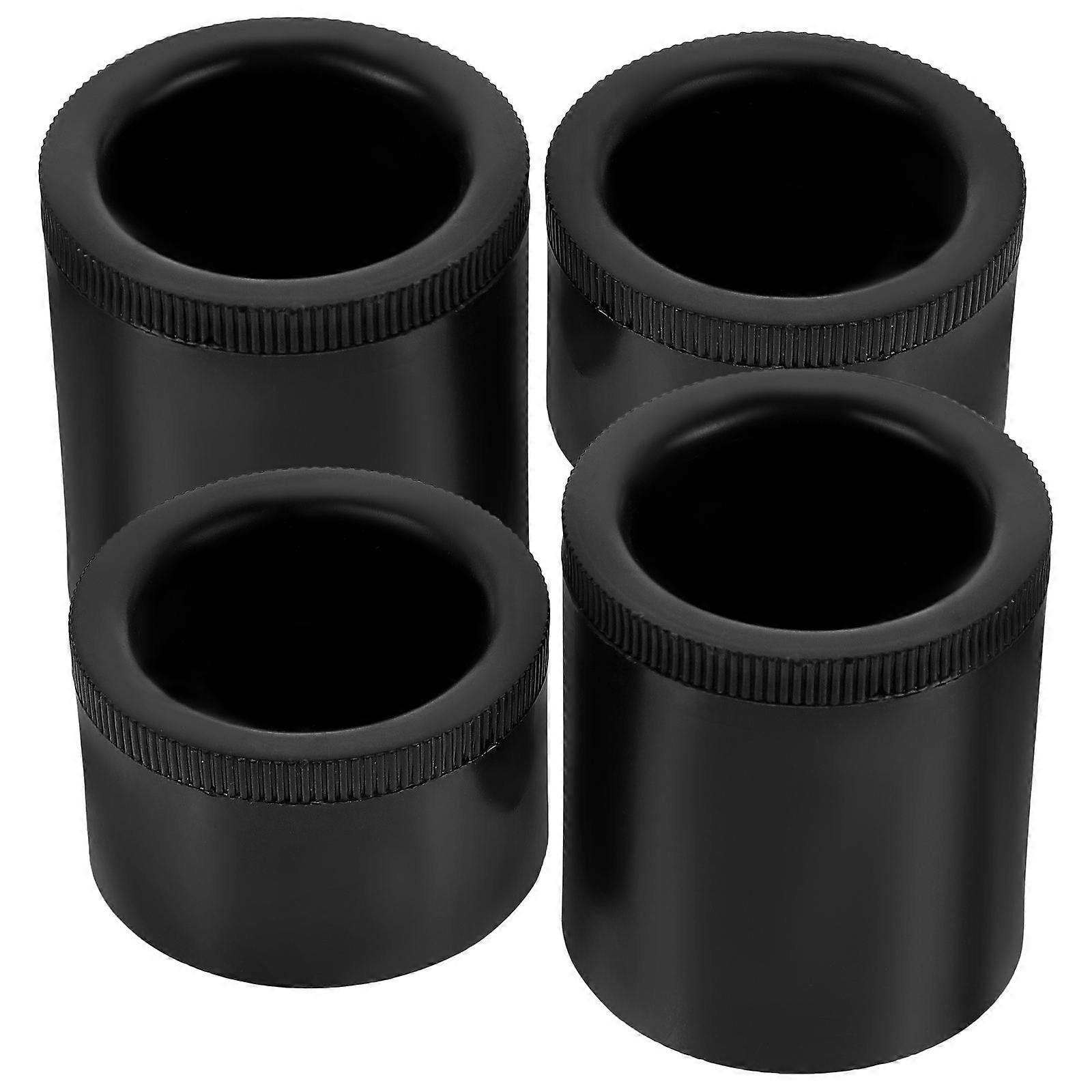 12 stk justerbare møbelben for erstatning av sofakommode svart