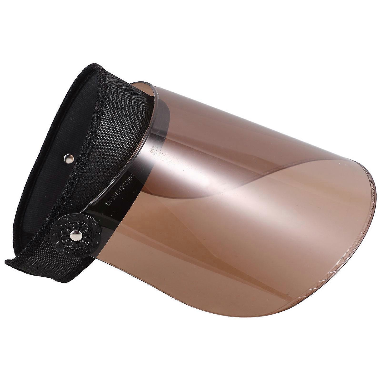 Shield Lens Hat Adjustable Sun Cap for Outdoor Protection Use