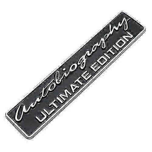 Emblema de Bota Traseira para Range Rover Autobiography Ultimate Edition em Acabamento Prata/Cromado