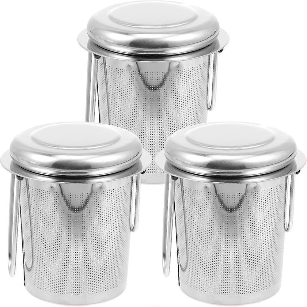 Tea Strainer 9 Pcs Stainless Steel Filters Rectangular Design For Tea Lovers High Temperature Resistance 5.3X2.8X7.7in