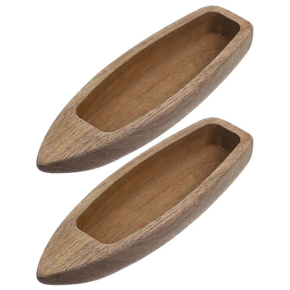 Wooden Boat Model for Crafting 8Pcs Unfinished Rustic Home Ornament