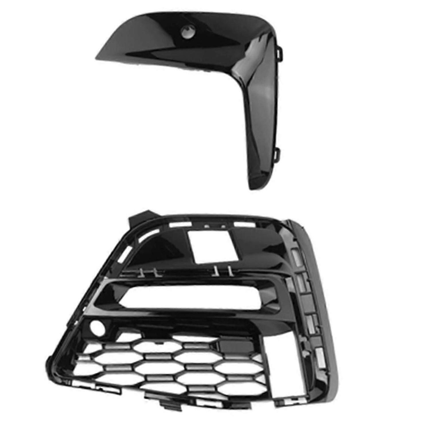 Front Bumper Fog Light Grille +Trim Fog Light Frame for BMW 3 Series G20 G28 320li 325Li 2019-2022