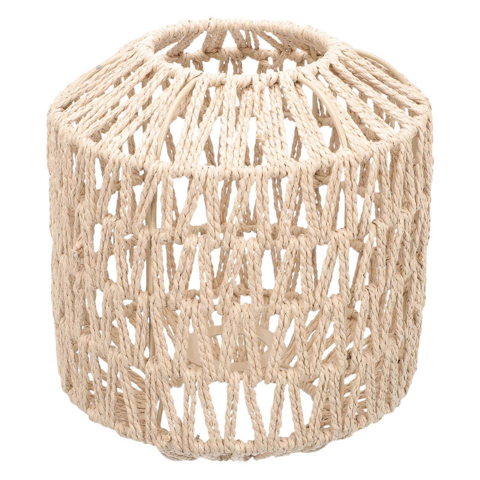 Rustic Woven Lampshade Ceiling Lamp Shade for Home Lighting 2Pcs
