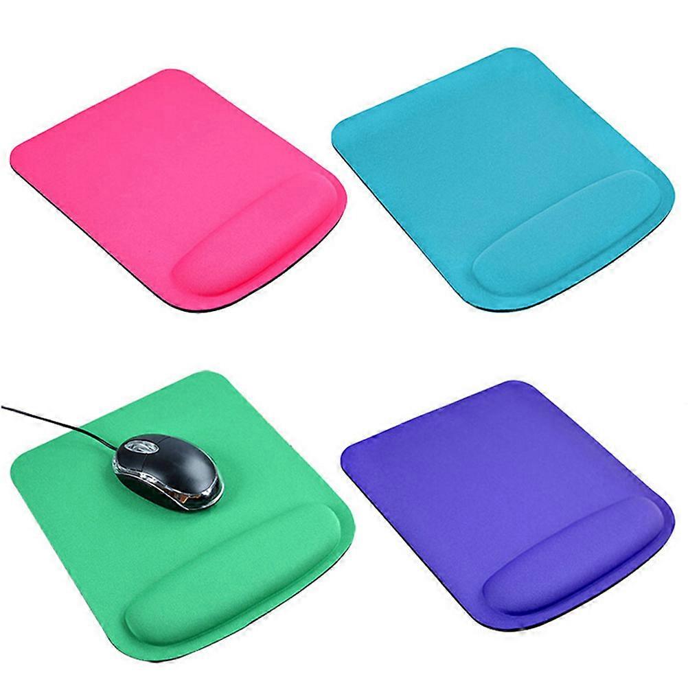 Wrist Rest Support Orange Mouse Pad for Protection and Non-Slip Stability