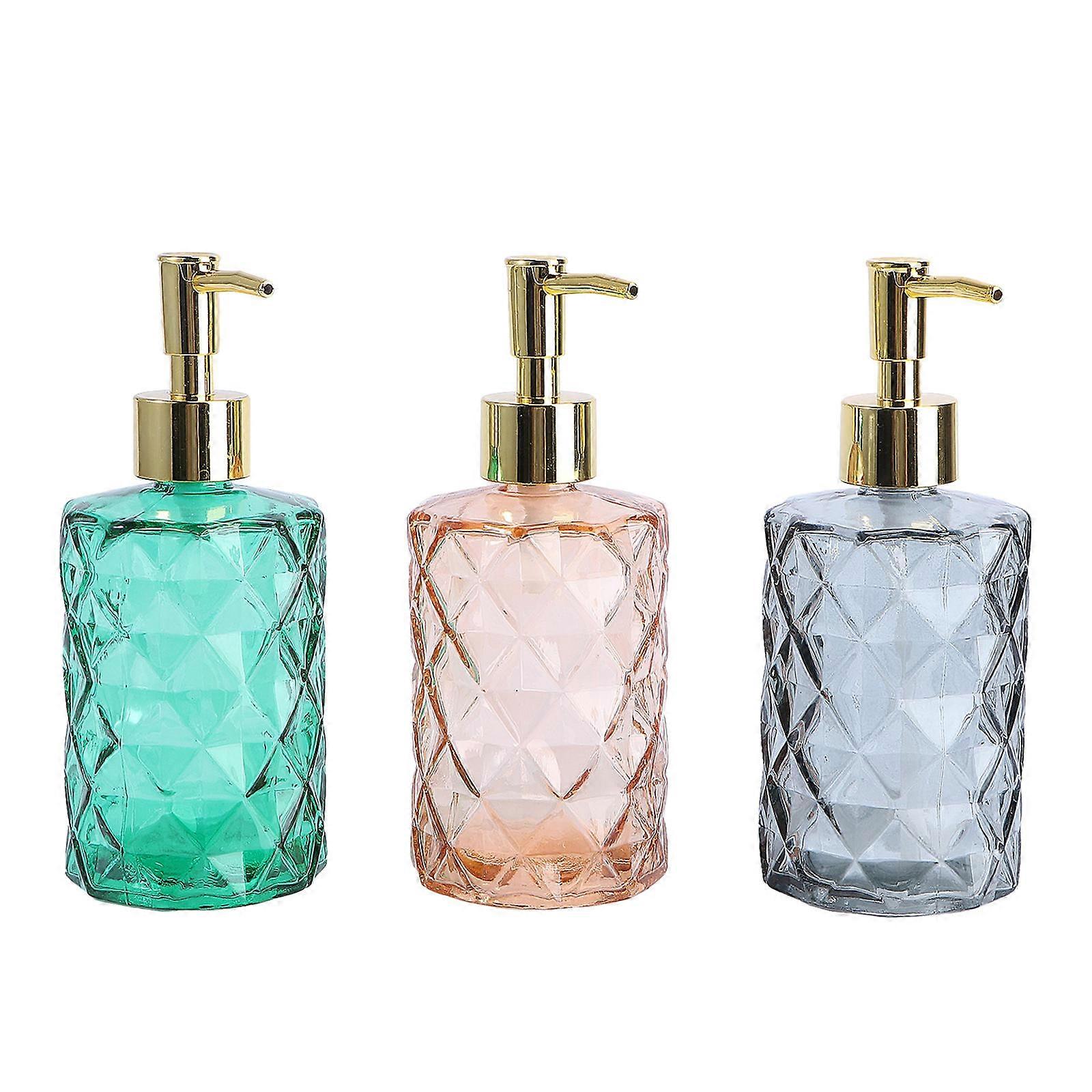 Lotion Pump 3Pcs Soap Dispenser Bottle Storage Container Assorted Color For Sealing