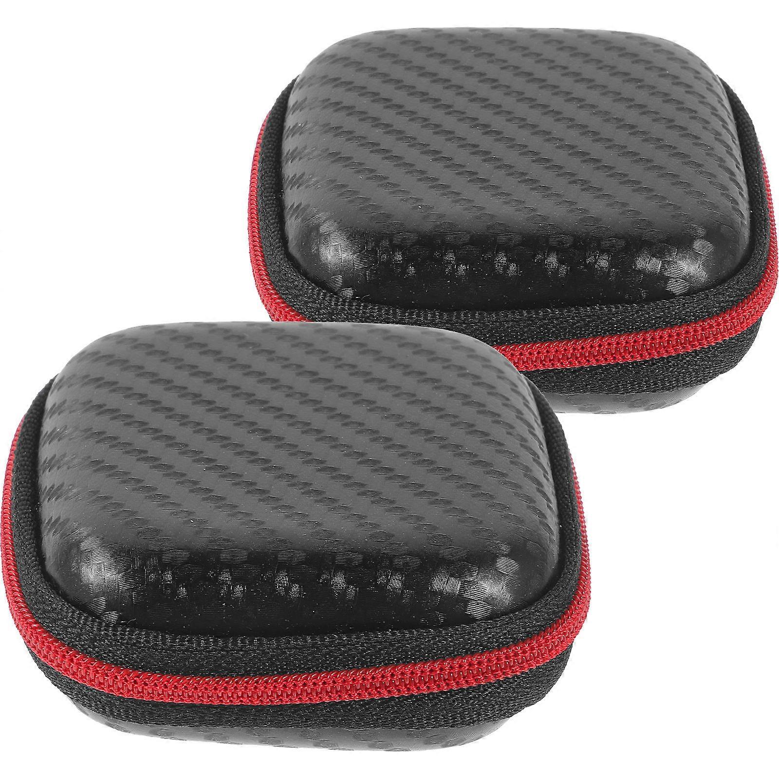 Electronic Organizer Bag for Storage Use with 10Pcs Portable Small Earphone Cases