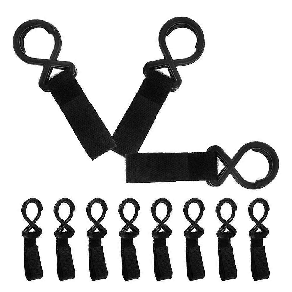 Multifunctional Stroller Hooks for Hanging Diaper Bags with 12Pcs Set