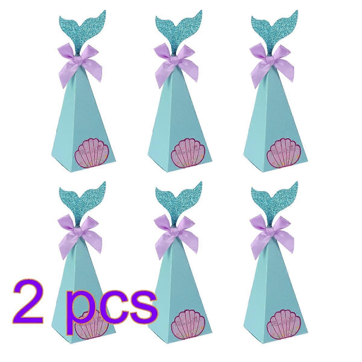 Favor Boxes Mermaid Theme Wedding Candy Box for Party 20Pcs Set