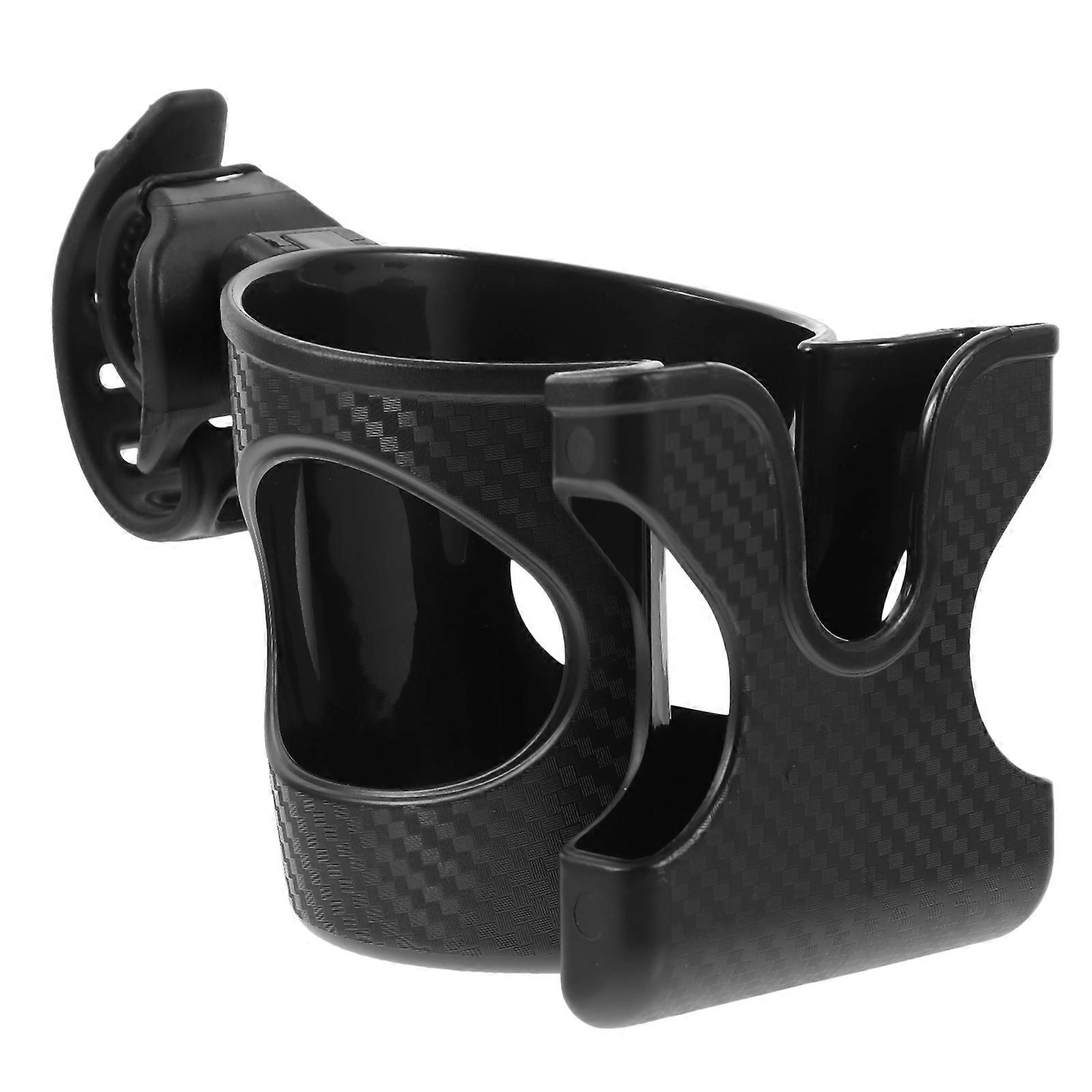 Car Cup Organizer Black ABS Stroller Holder for 2Pcs Easy to Install