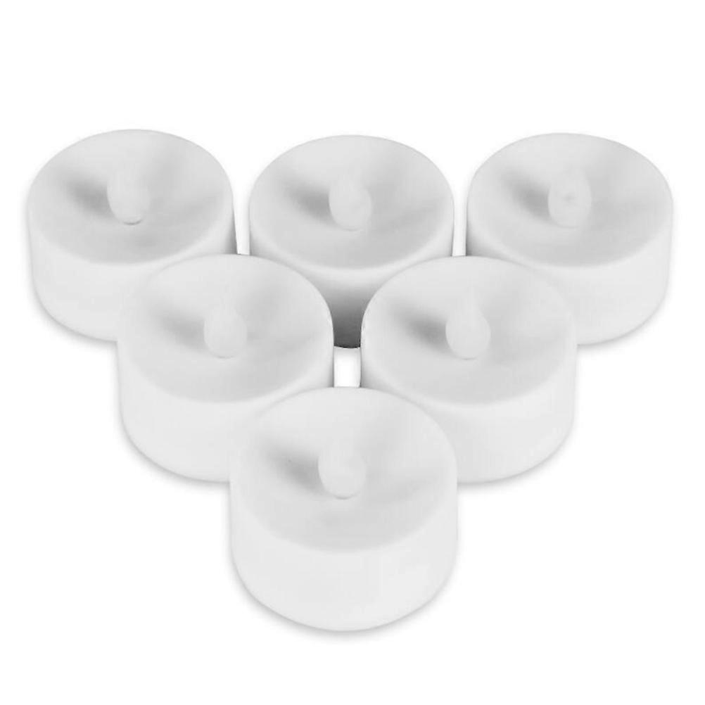 Romantic Electronic Candle Light White for Decoration 18Pcs Set