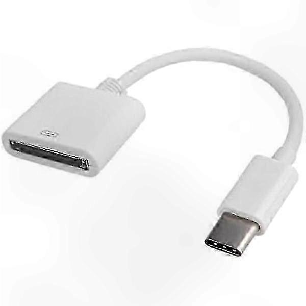 USB-C to 30-Pin Adapter Cable for Computer Connectivity Solutions