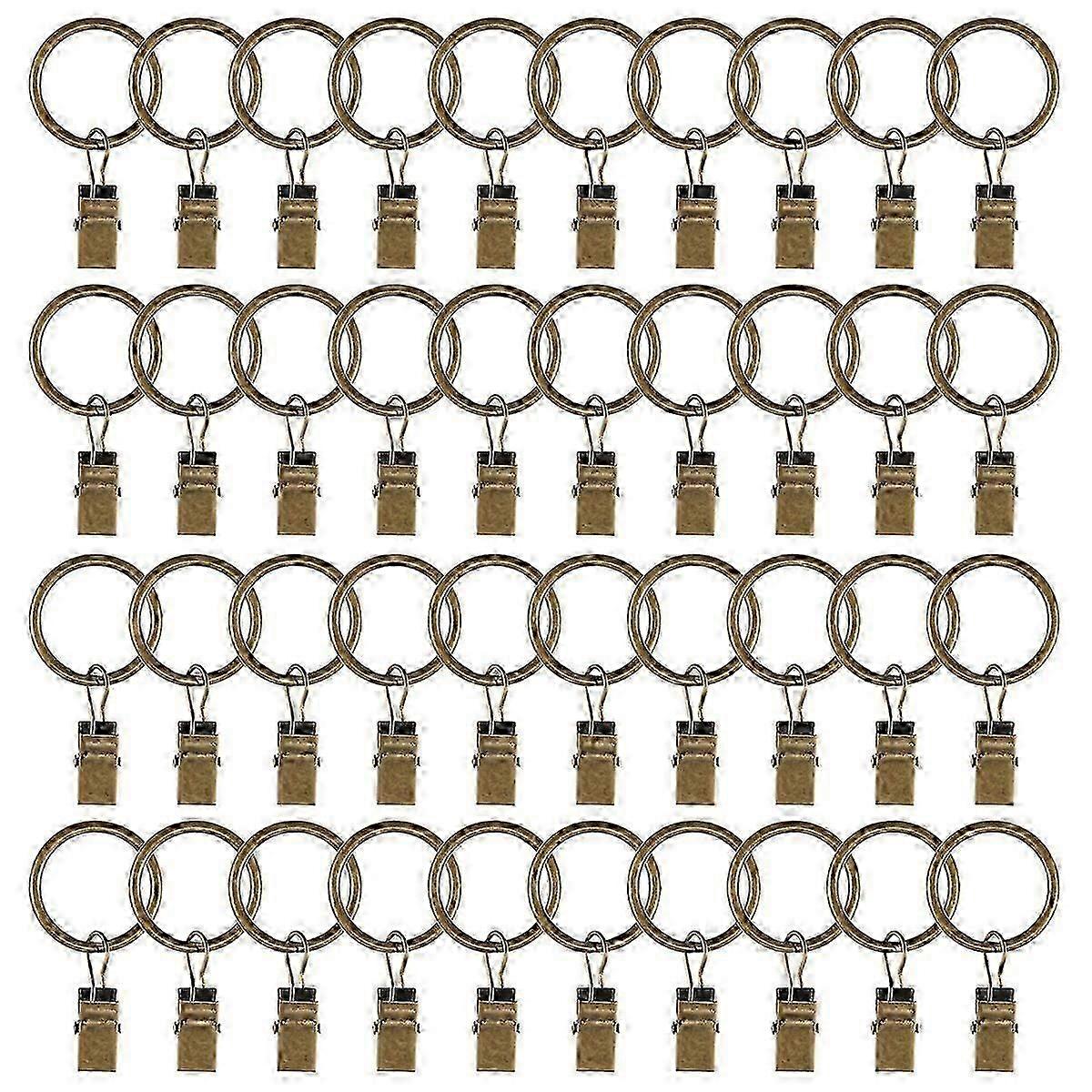 rustproof curtain clips 40 pack strong metal vintage