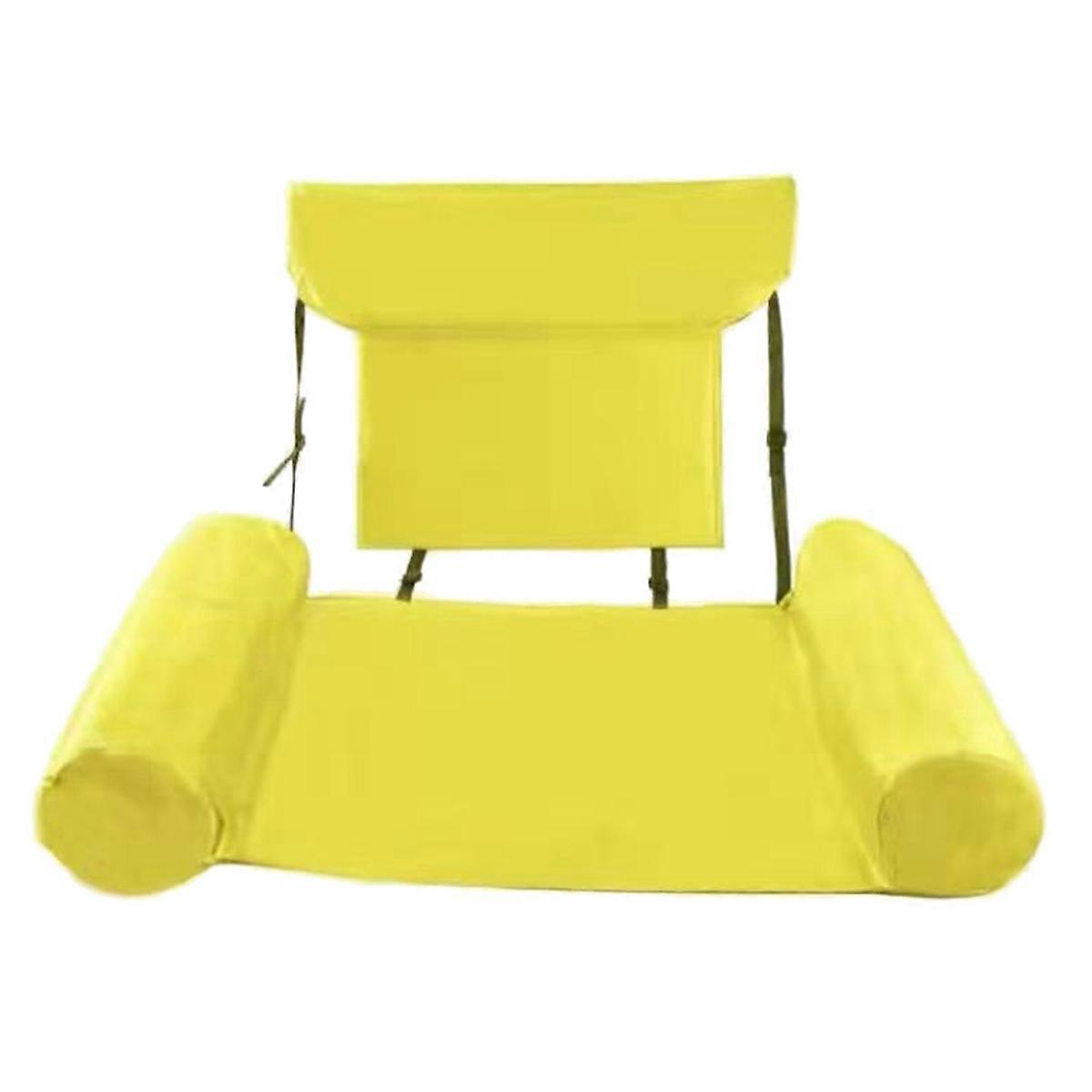 Pool Float Chair, Adult Inflatable Pool Yellow