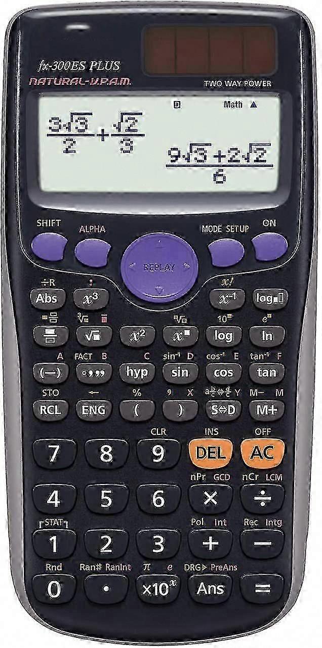 Fx-82ES Plus Scientific Calculator for School Students - Black