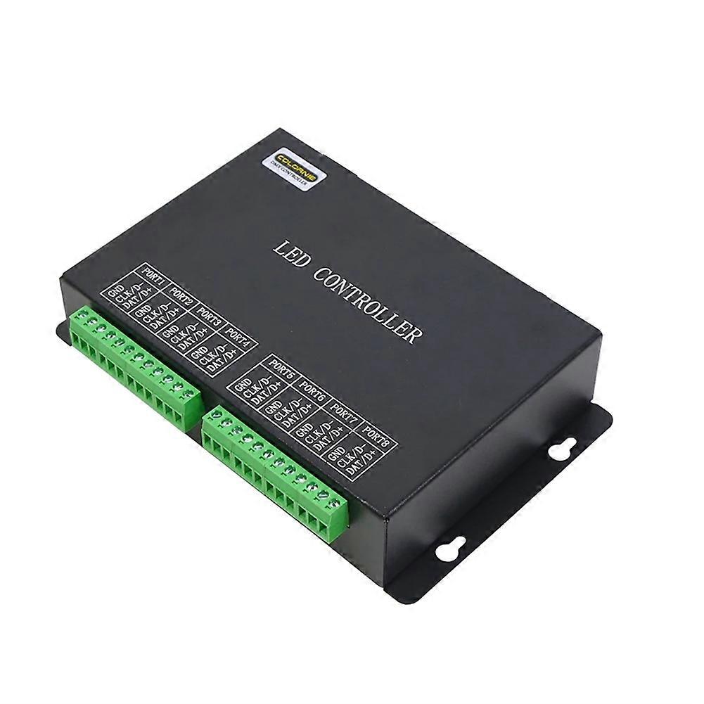 H801RC Artnet LED-pixelcontroller, naar SPI 5440 pixelscontroller 8192 pixels 8 poorten Zalf Werken met