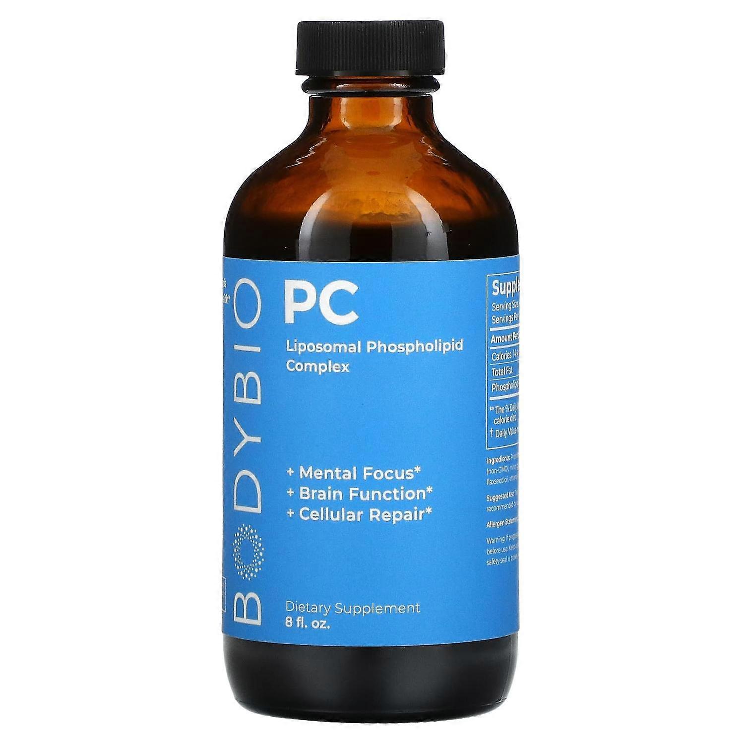 BodyBio, PC, complexe phospholipide liposomal, 8 fl oz
