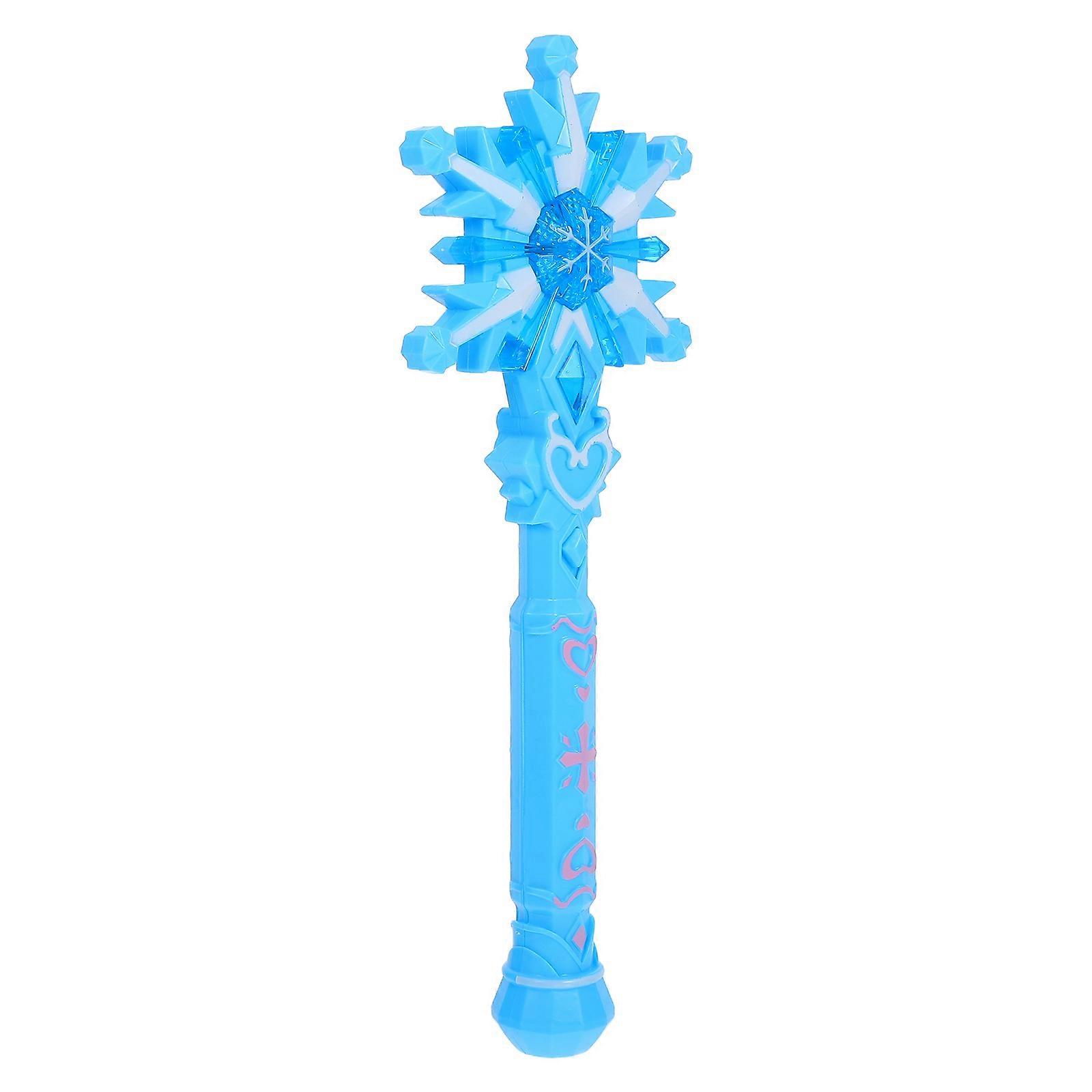 Light Up Snowflake Wand for Girls with Function 2Pcs Plastic