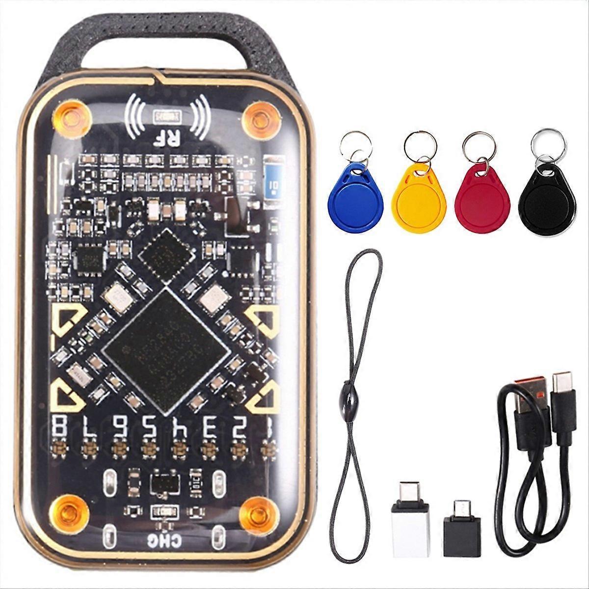 Upgrade Chameleon Ultra Smart Card Emulator+4XUID Keychain RFID Smart Chip Reader 125K 13.56M Card Decode NFC Duplicator