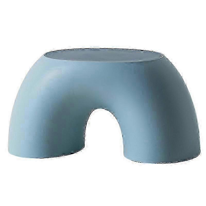 25-26 Colorful Kids Non-slip Round Stool - Durable Multi-use Footrest Bench