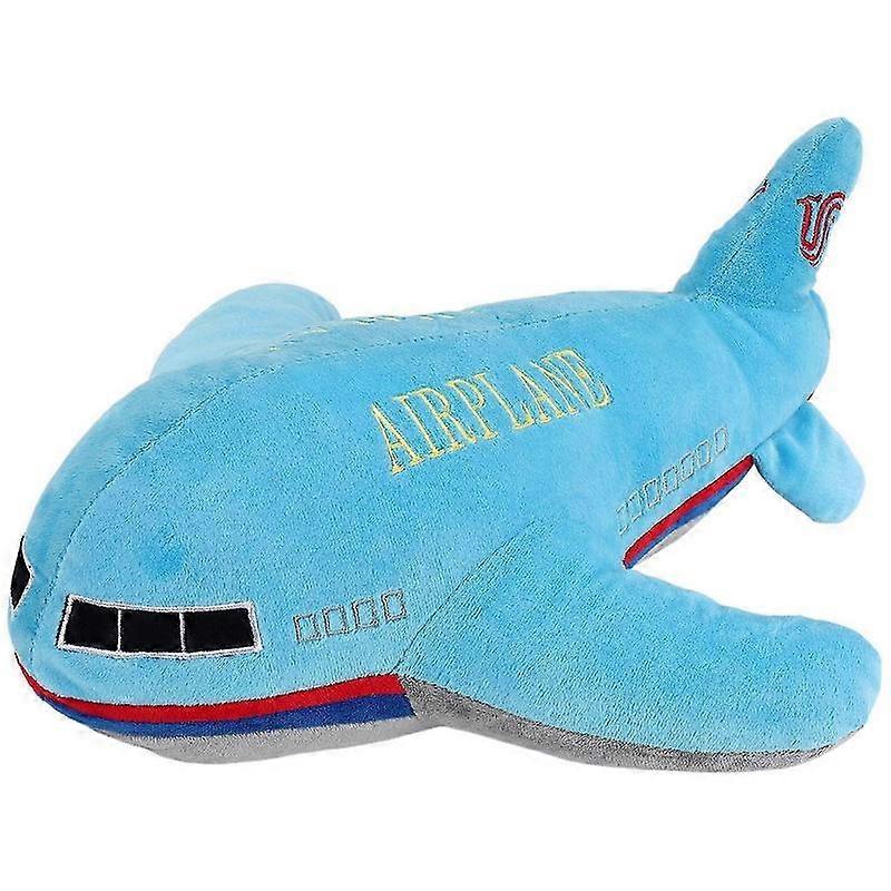 40cm Large Size Simulation Airplane Plush Toys Kids Sleeping Back Cushion Soft Aircraft Stuffed