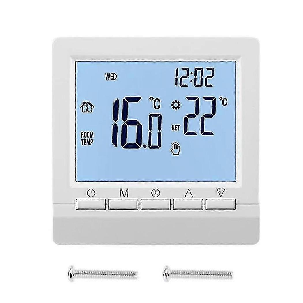 Digital Thermostat Programmable Gas Boiler Heating Temperature Regulator Intelligent Thermostat Room Temperature Controller Energy Saving Te