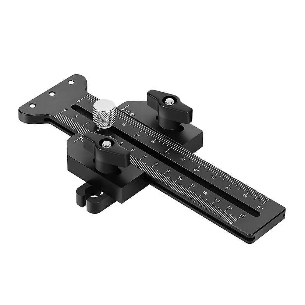 Thin Rip Jig, Table Saw Jig Guide for Making Repetitive Narrow Strip Cuts,3 Pulleys Fast Thin Ripping Guide Black