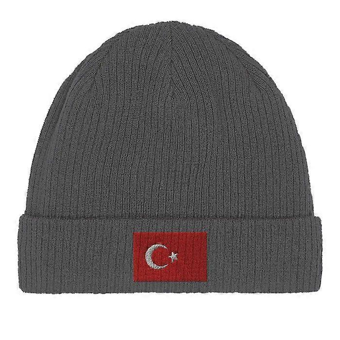Turkish Flag Cap in Gray