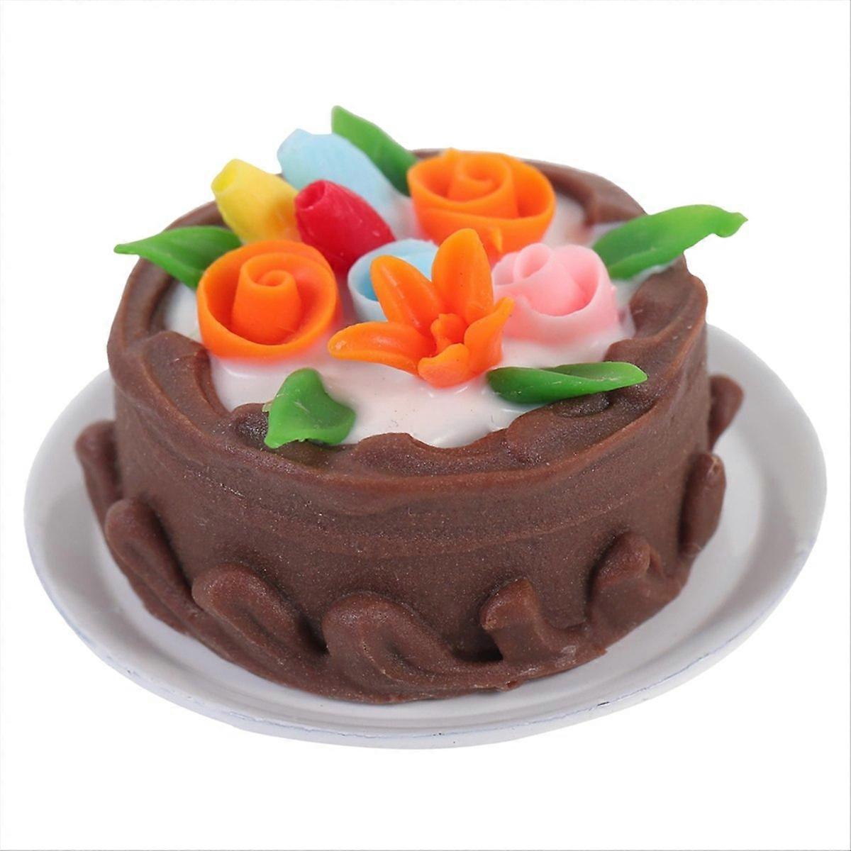 Tiny Food Mini Fake Cake Artificial Cupcake Model Vintage Decor C